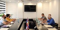 Negotiations with the representatives of Ukrainian companies.